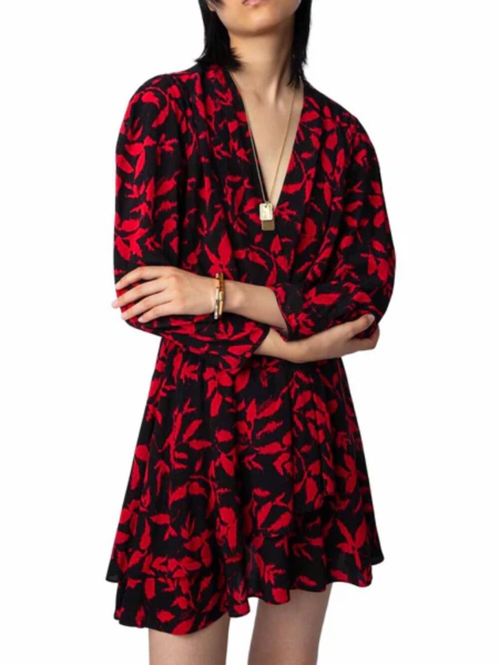 ZADIG & VOLTAIRE Rogers Soft Ikat Dress